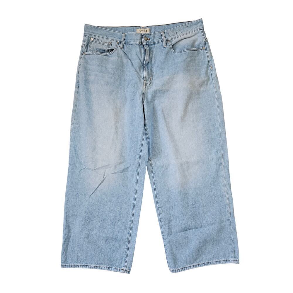 Madewell The Perfect Vintage Wide-Leg Crop Jean 33